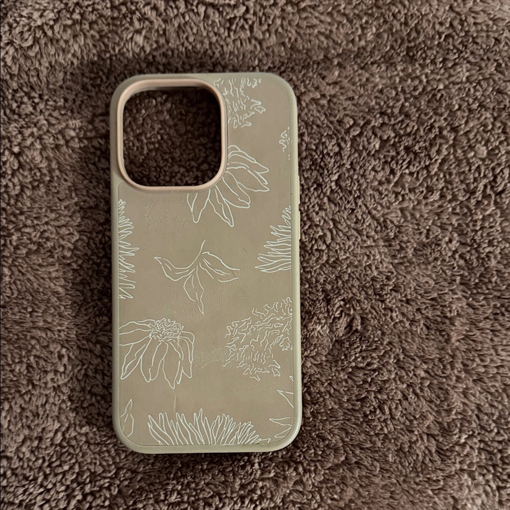 heyday Tan/light pink Floral Phone Case